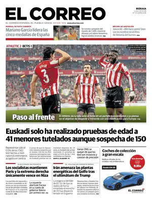 Prima Pagina "El Correo"