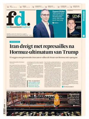 Prima Pagina "Het Financieele Dagblad | FD"