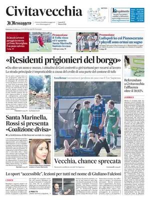 Prima Pagina "Il Messaggero | Civitavecchia"