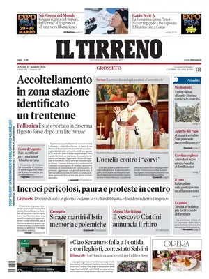 Prima Pagina "Il Tirreno | Grosseto"