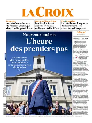 Prima Pagina "La Croix"