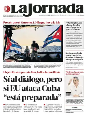 Prima Pagina "La Jornada"