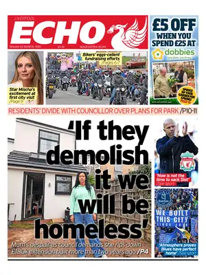 Prima Pagina "Liverpool Echo"