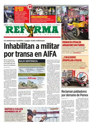 Prima Pagina "Reforma"