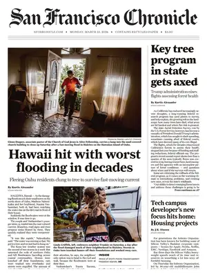 Prima Pagina "San Francisco Chronicle"