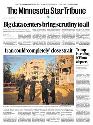 Prima Pagina "The Minnesota Star Tribune"