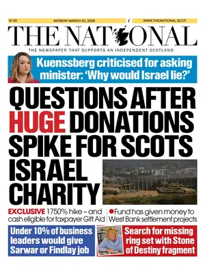 Prima Pagina "The National | Scotland"