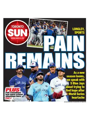 Prima Pagina "Toronto Sun"
