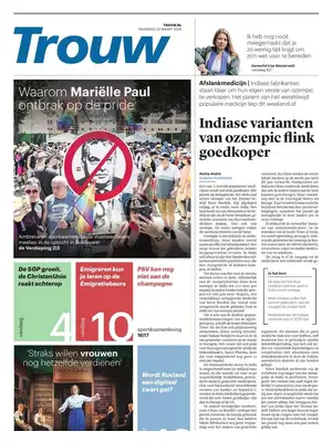 Prima Pagina "Trouw"