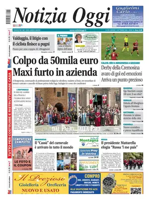 Prima Pagina "Notizia Oggi"