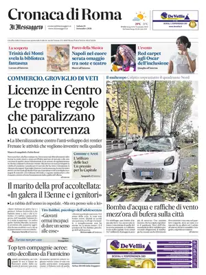 Prima Pagina "Cronaca di Roma | Il Messaggero"