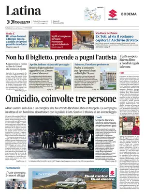Prima Pagina "Il Messaggero | Latina"