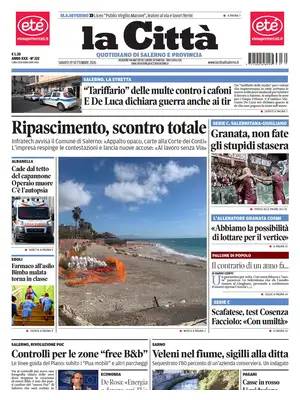 Prima Pagina "La Città | Salerno"