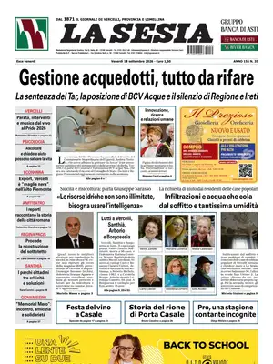 Prima Pagina "La Sesia"