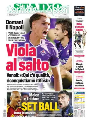 Prima Pagina "Corriere dello Sport | Firenze"