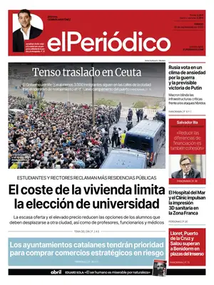 Prima Pagina "El Periódico de Catalunya"