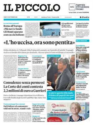 Prima Pagina "Il Piccolo | Trieste"