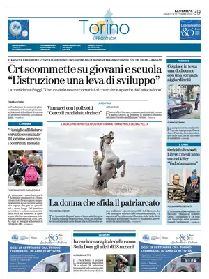 Prima Pagina "La Stampa | Torino"