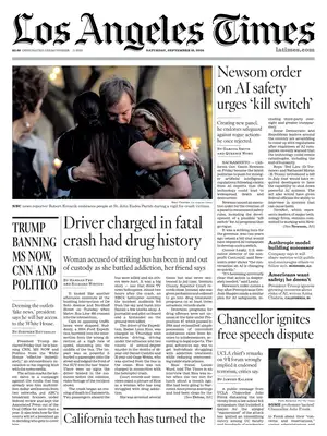 Prima Pagina "Los Angeles Times"