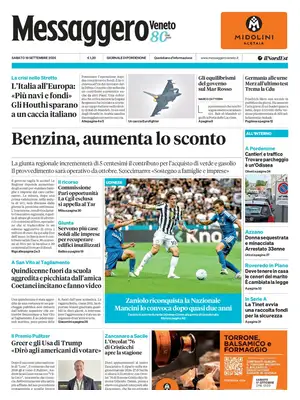 Prima Pagina "Messaggero Veneto | Pordenone"