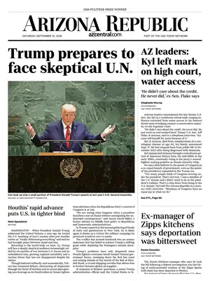 Prima Pagina "The Arizona Republic"