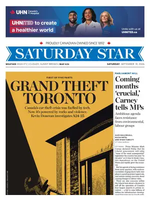 Prima Pagina "Toronto Star"