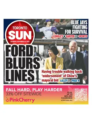 Prima Pagina "Toronto Sun"