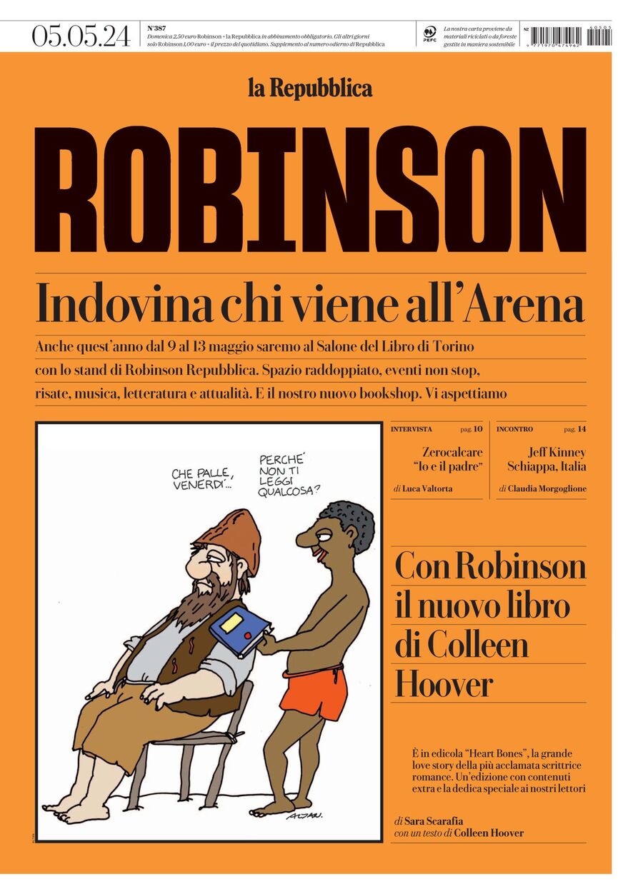 Copertina Robinson (La Repubblica) 05/05/2024