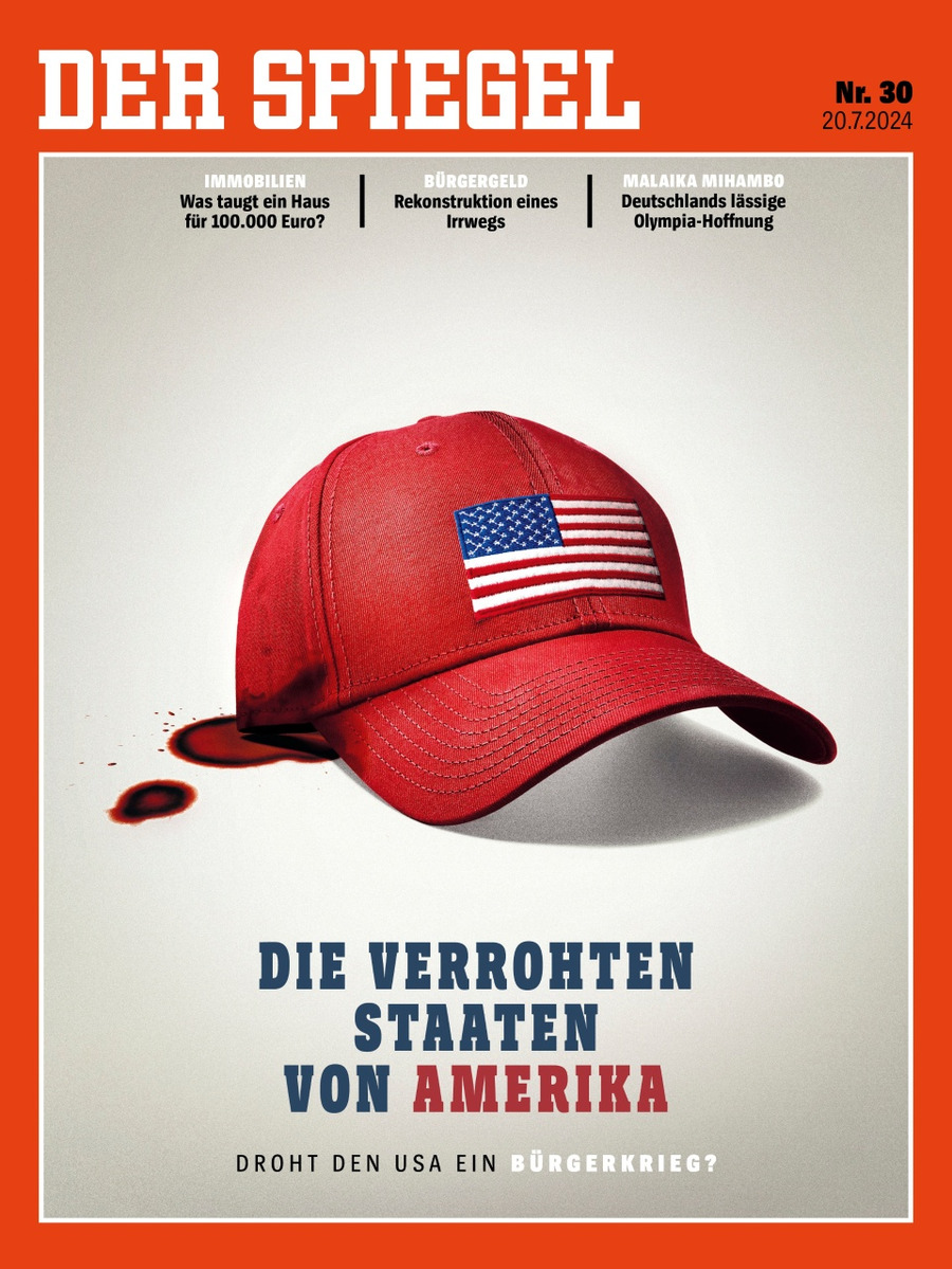 Copertina Der Spiegel 20/07/2024