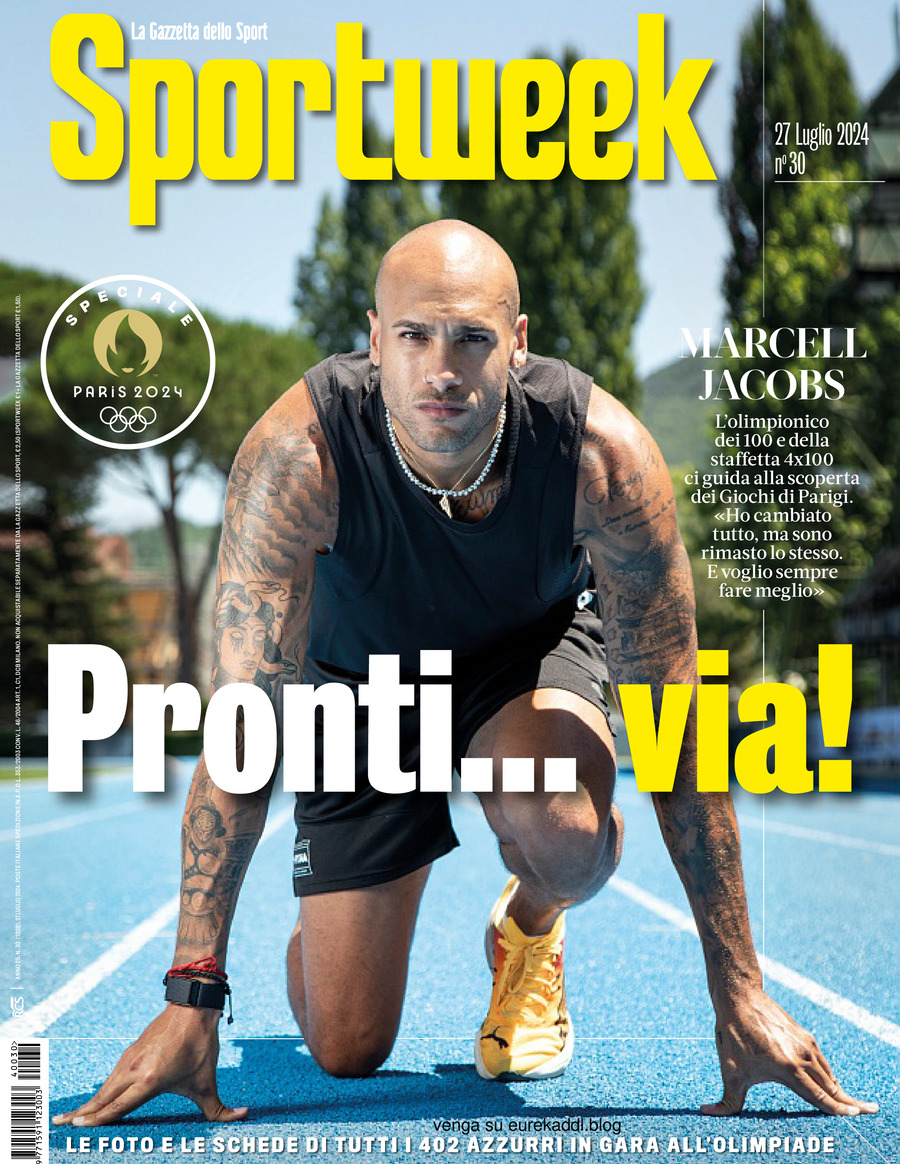 Copertina Sportweek (La Gazzetta Dello Sport) 26/07/2024