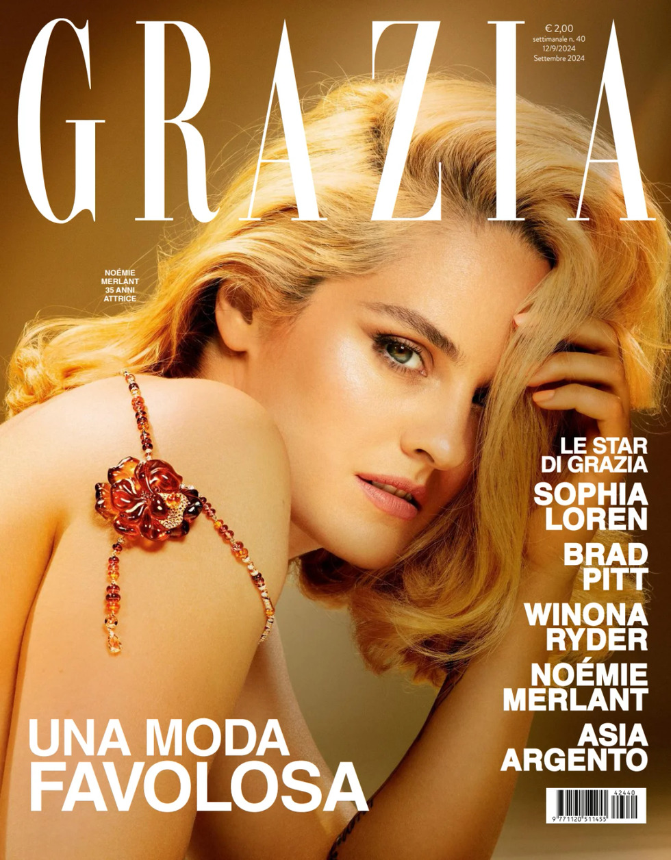 Copertina Grazia 12/09/2024