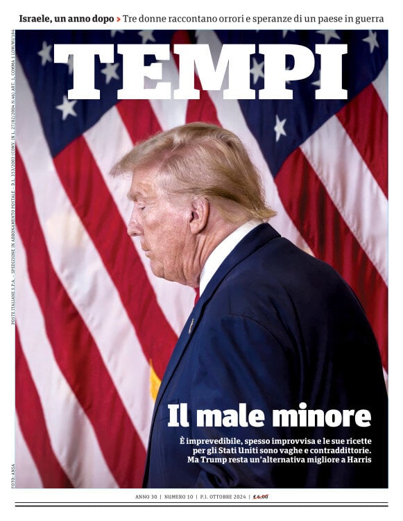 Copertina Tempi 01/10/2024