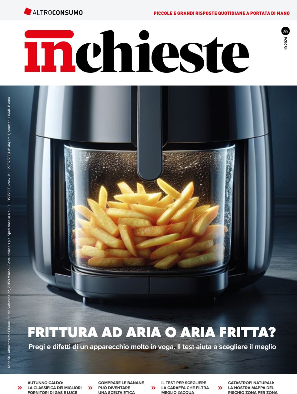 Copertina Inchieste (Altroconsumo) 07/10/2024