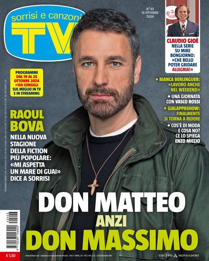 Copertina TV Sorrisi e Canzoni 15/10/2024