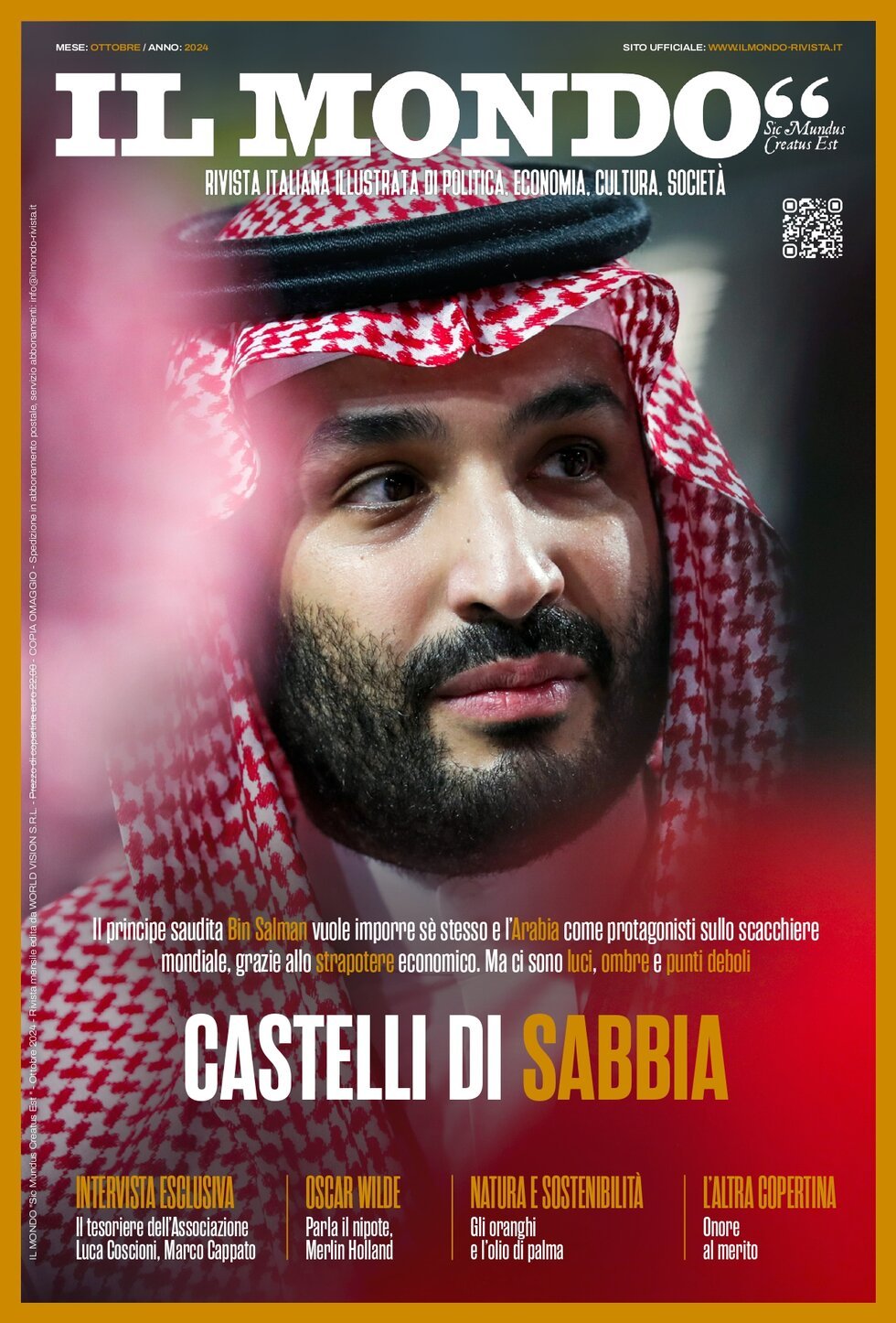 Copertina Il Mondo 16/10/2024