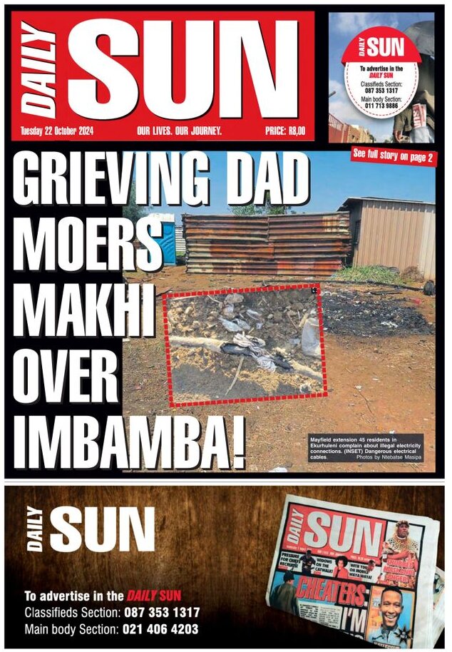 Prima Pagina Daily Sun 22/10/2024