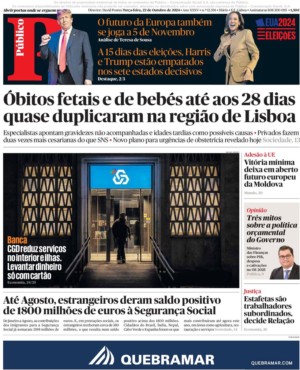 Prima Pagina Público 22/10/2024