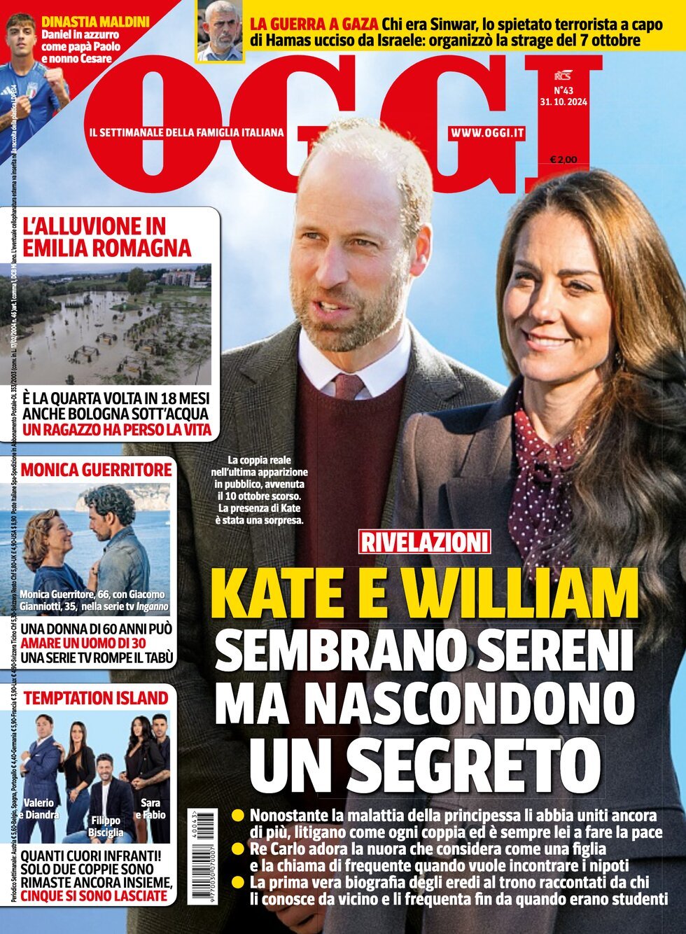 Copertina Oggi 25/10/2024