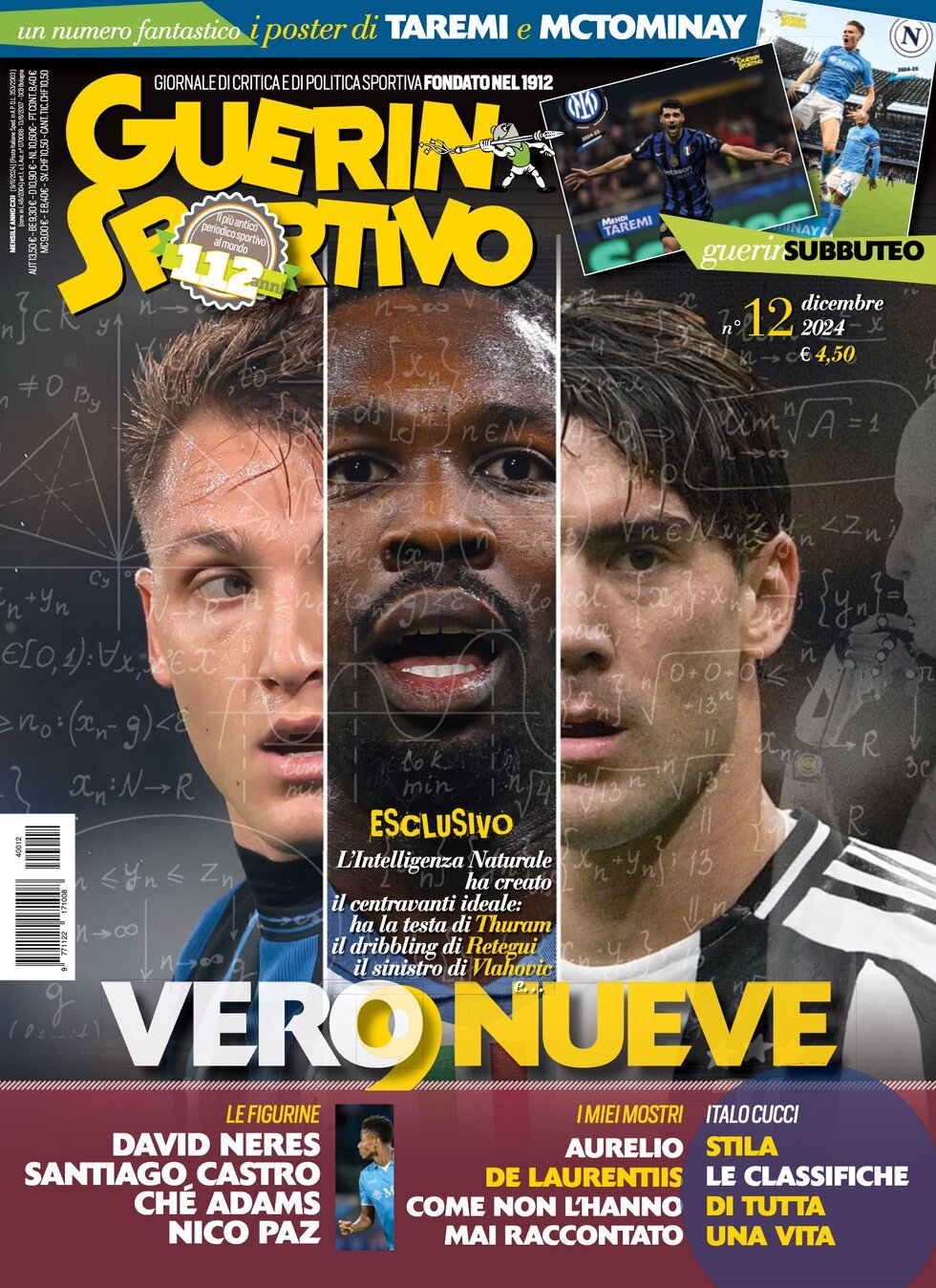 Copertina Guerin Sportivo 13/11/2024