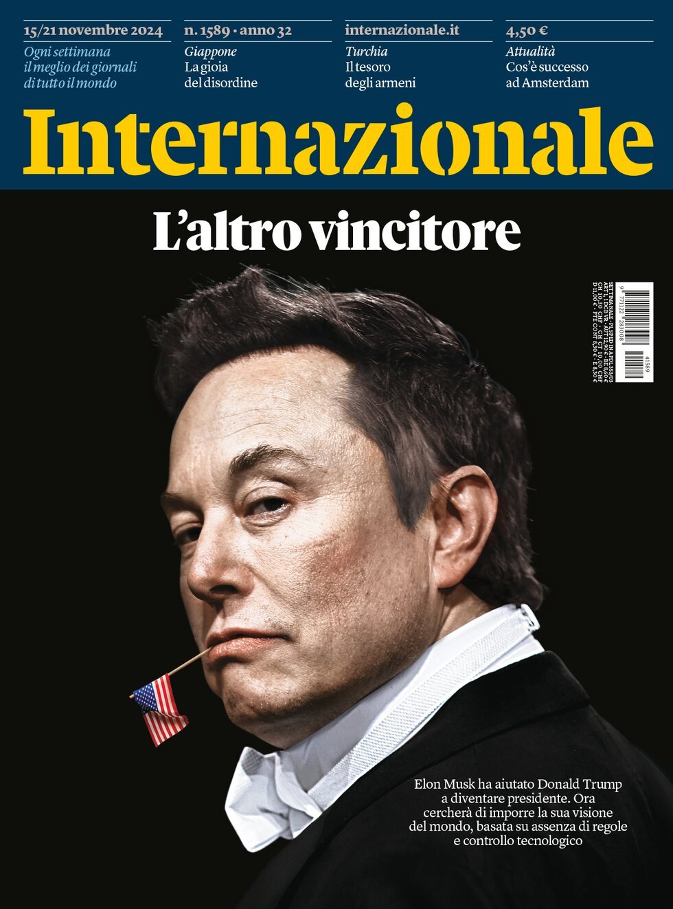 Copertina Internazionale 15/11/2024