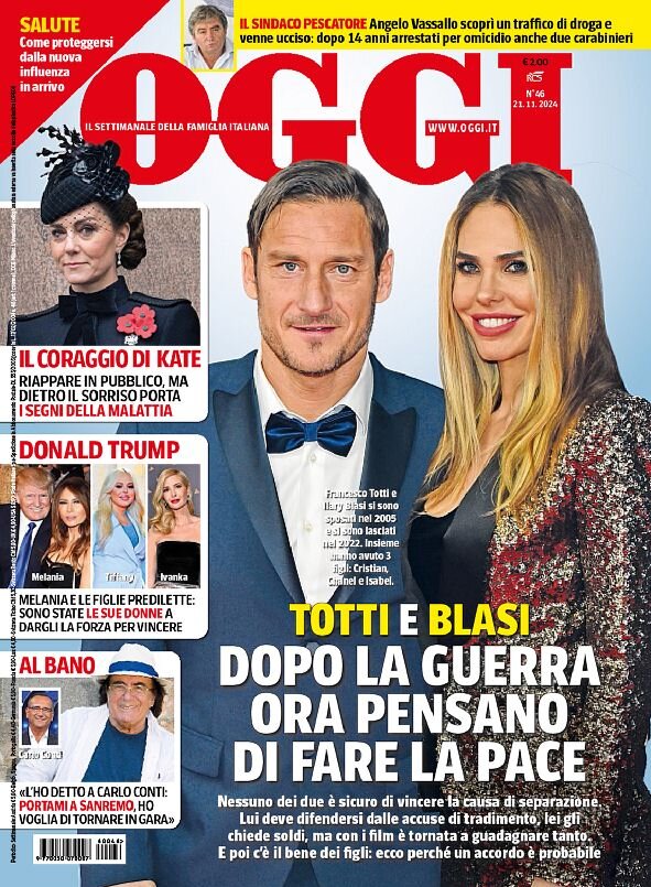 Copertina Oggi 15/11/2024