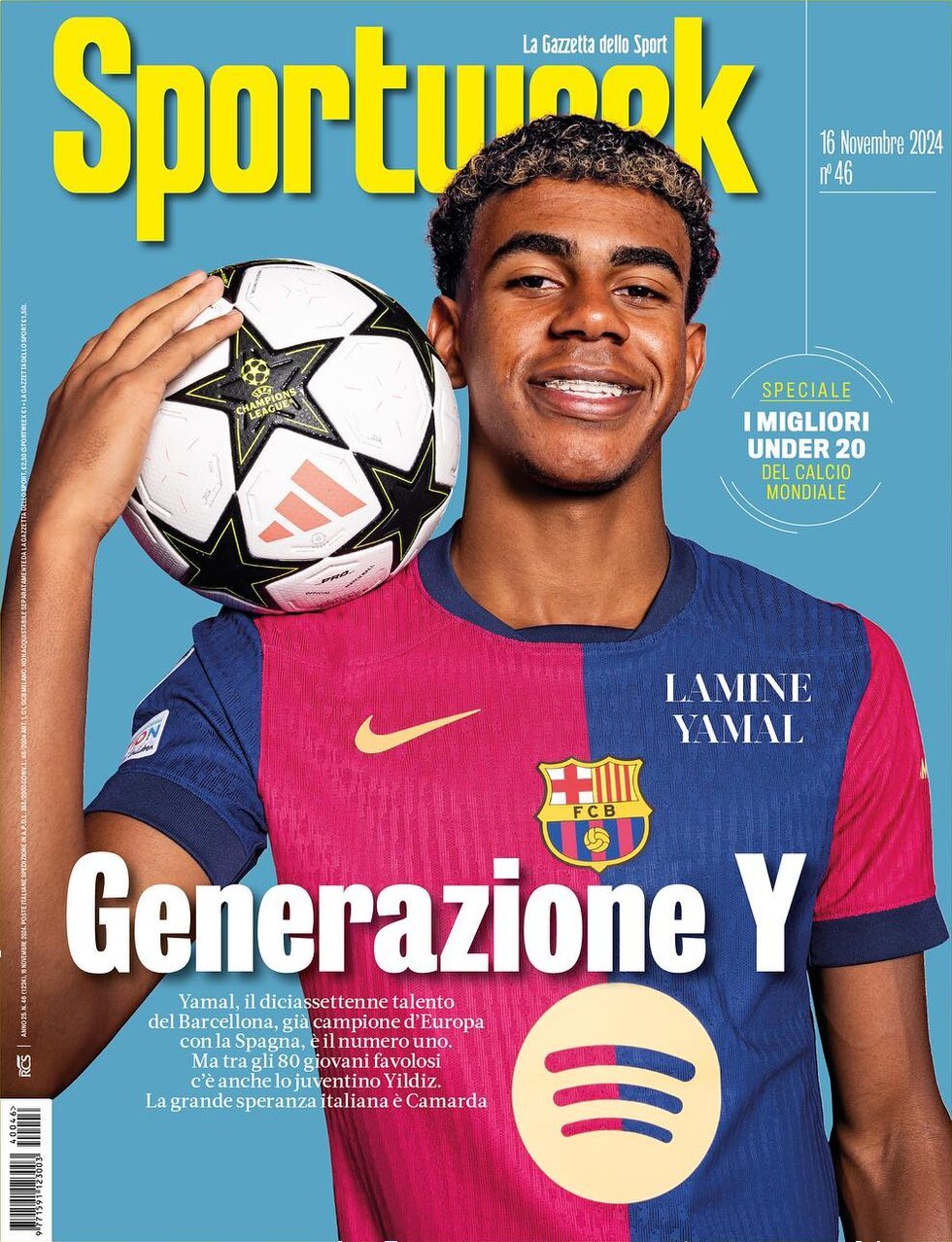 Copertina Sportweek (La Gazzetta Dello Sport) 15/11/2024