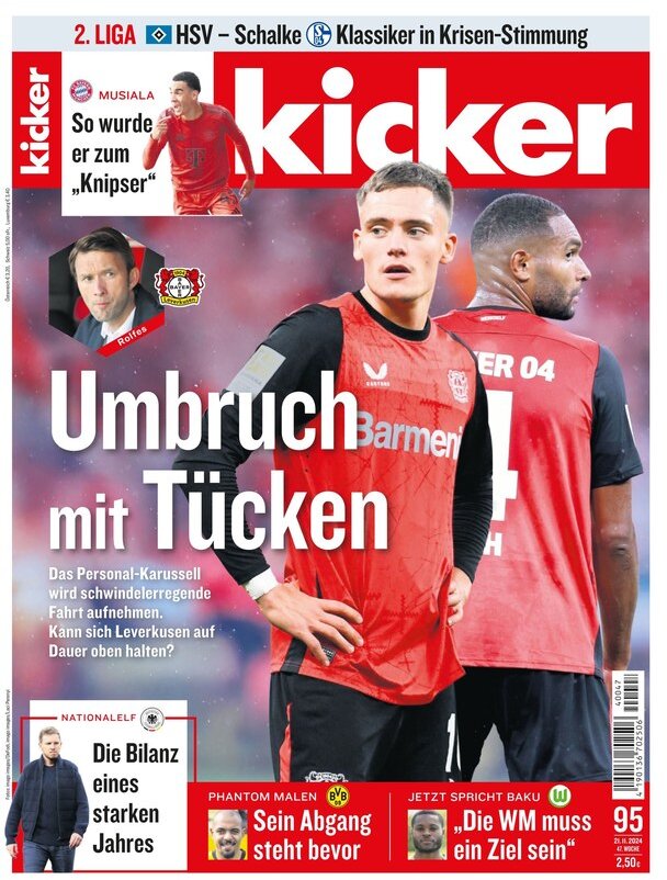 Copertina Kicker 21/11/2024