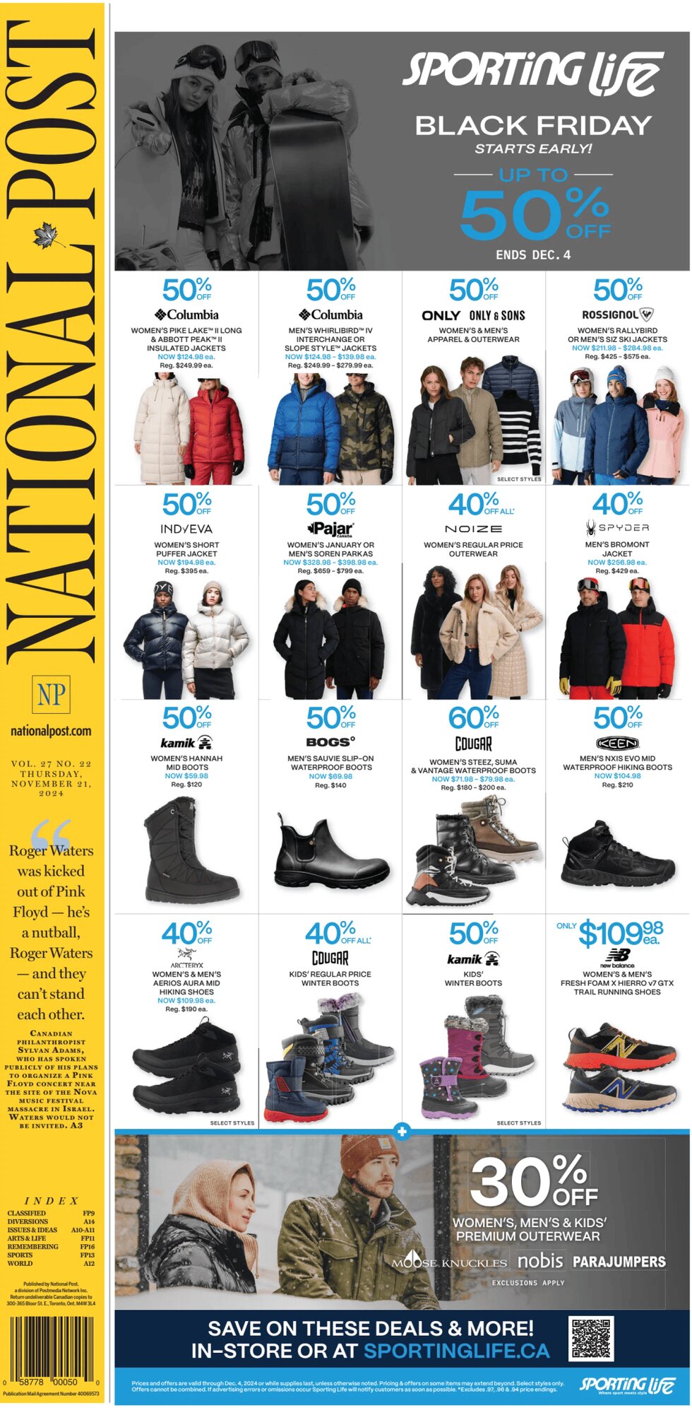 Prima Pagina National Post 21/11/2024