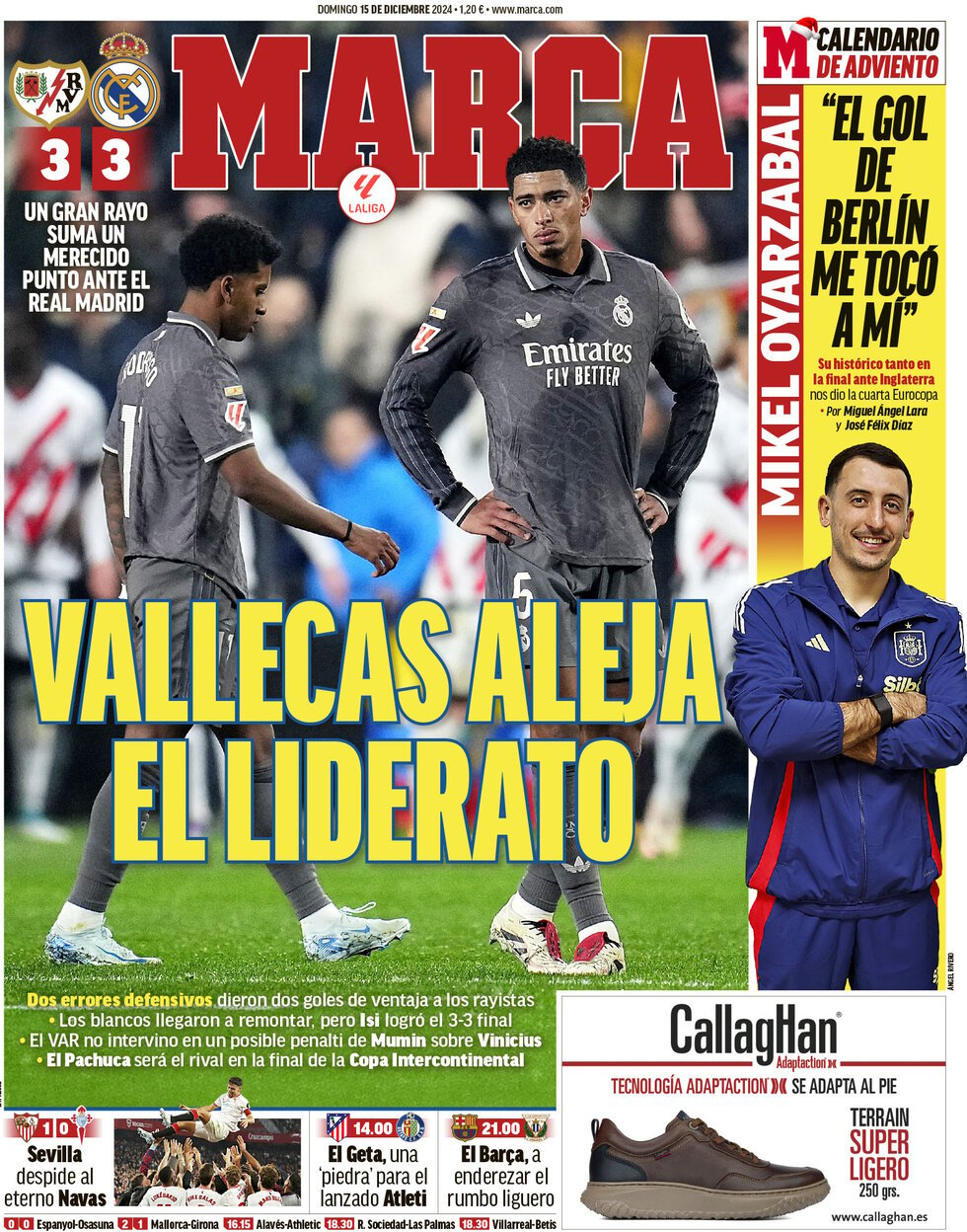 Prima Pagina Marca 15/12/2024