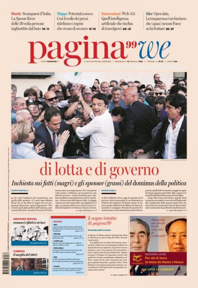 Prima Pagina Pagina99 03/01/2015