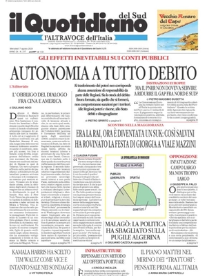 Il Quotidiano del Sud L'Altravoce