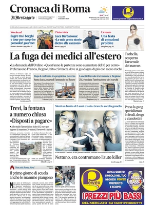 Cronaca di Roma (Il Messaggero)