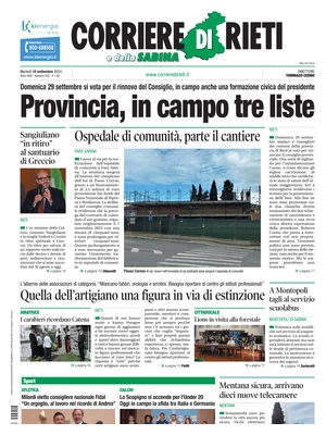 Corriere di Rieti e della Sabina