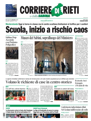 Corriere di Rieti e della Sabina